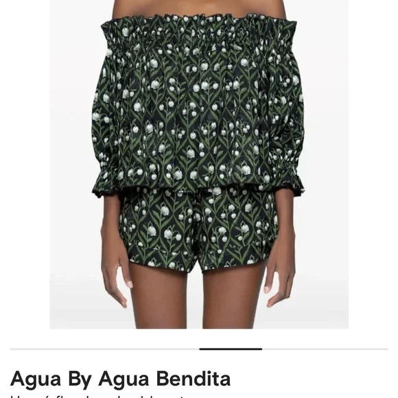 Agua By Agua Bendita Lilly of the Valley Urucu’ crop top medium. Stunning! - Picture 3 of 8
